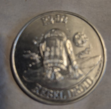 Vintage 1984 R2-D2 Rebel Droid Star Wars Return of the Jedi Coin picture