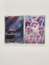 Pokemon Cleffa 113/108 Ruler Black Flame & Wigglytuff 091/080 M2 AR JP NM picture