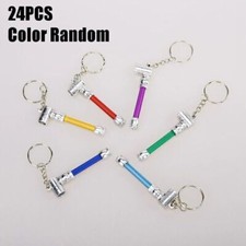 18/24/48/PCS Metal Random Color Wholesale Quantity Detachable Keychain Pipe picture