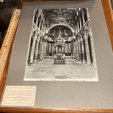VTG Sant'Agnese Fuori le Mura Interior Rome Mounted Italian Architecture Photo picture