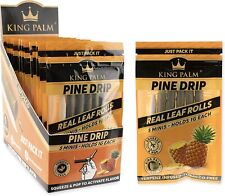 King Palm | Mini | Pine Drip | Palm Leaf Rolls | 15 Packs of 5 Each = 75 Rolls picture