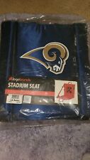 NEW NFL LOS ANGELES RAMS STADIUM SEAT LOGO BRANDS picture
