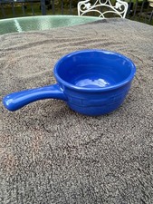 LONGABERGER POTTERY WOVEN TRADITIONS CORNFLOWER BLUE  New picture
