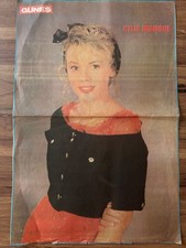 Kylie Minogue Rare Turkish Gunes Newspaper Vintage Poster Original 1980s Pop picture