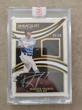 Wander Franco 2022 Panini Immaculate Collection Black Prime Car Patch Car /10 picture