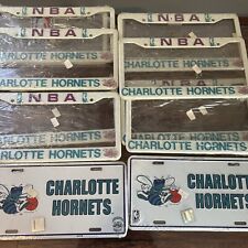 Charlotte Hornets License Plate Holder or Covers Lot Of 12 NBA Vintage & New picture
