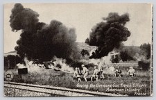 WWI Giving the Germans Gas Chicago Daily News War Postal c1918 picture
