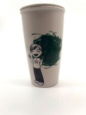 Starbucks 2015 Boy Finger Painting Dot Ceramic Travel Tumbler Cup Mug 12 oz  picture