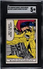 1966 DONRUSS MARVEL SUPER HEROS THOR #56 ROOKIE CARD SGC 5 EX BEAUTIFUL COLOR  picture