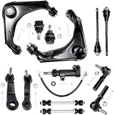 13pcs Front Upper Control Arm Ball Joints Sway Bar Tie Rod Pitman Idler Arm S... picture