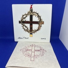 Vintage 2003 John Pils Ornament – Christ’s Passion – Signed Metal picture