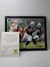 Kirk Morrison Signed 8X10 Photo Autograph Raiders  Browns Picture UDA Upper Deck picture