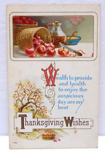 Thanksgiving Wishes Apples On A Bountiful Table picture