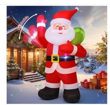 9 Foot Inflatable Waving Santa Clause picture