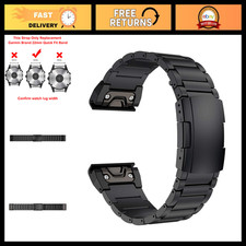 Fenix 9 Peo/8/7/6 Band 47mm, 22mm Titanium Metal QuickFit Watch Strap with Doubl picture