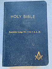 Holy Bible: Masonic Edition 1962 - Scarsdale NY Lodge 1094 Freemasonry Freemason picture