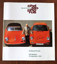 SPECIAL EDITION 1989 Porsche Christophorus Magazine – Ferdinand Porsche 80th picture