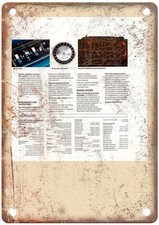1988 Cadillac Prestige Vintage Auto Ad Retro Look Reproduction Metal Sign A15187 picture