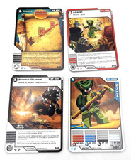 Master Archer + Spitta + Snake Quake + Assist Loose 2012 Lego Ninjago Cards picture