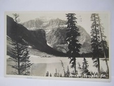 MOUNT MT TEMPLE REAL PHOTO POSTCARD AB ALBERTA CANADA 1928 RPPC picture