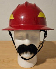 BULLARD FH911 WILDLAND WILDFIRE FIRE FIGHTER HELMET HARD HAT RED HALLOWEEN picture