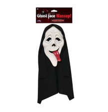 SCARY MOVIE WASSUP GHOST FACE STONED TONGUE COSTUME MASK . Scream Movie picture