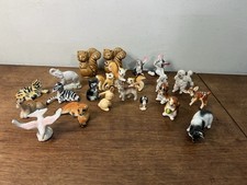 23 Pc. Set Vtg Mini Animals Ceramic Ceramiche Japan Asia Animal Jungle Decor picture