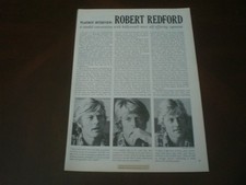 Robert Redford - Playboy Interview (December 1974) 12 pages picture