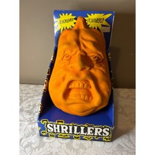 1990 Gemmy Shriller Pumpkin Animated Shivering Screaming Halloween Prop Vintage picture