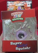 Bloodshot Eye Ball Halloween Squishy Jelly Cube Squishies Fun Sugar Glitter picture