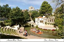 Arneson River Theater San Antonio, Texas Postcard Boat on the San Antonio River picture