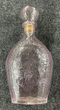 Vintage Pink Decanter - Whiskey Bottle 