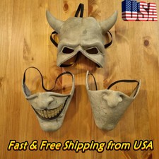 The Black Phone Costume Mask The Grabbe Horror Halloween Cosplay Headgear Props picture