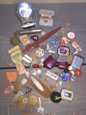 Authentic Junk Drawer Lot Vintage Retro Modern picture