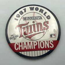 1987 Vtg Minnesota Twins World Champions 3-1/2