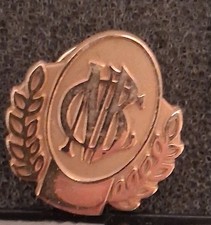 Antique DTSB East German DDR GDR Central Sports Performance Pin Badge 10q Gold picture
