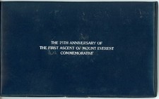 Rare Sir Edmund Hillary and Tenzing Norgay Autographed 25th Anniversary Cover picture