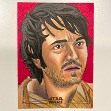 2025 Topps Chrome Star Wars ANDOR Gold Foil Sketch Card 1/1 Jason Christner picture