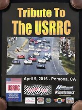 2016 USRRC Tribute Pomona Road Racing Championship Poster Genie Cobra Corvette picture