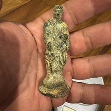 Wonderful Ancient Roman Greek Bronze Figure Of A Male picture