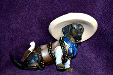 The Hamilton Collection Cowboys and Indians Dachshund picture