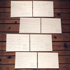 Original USAF F-4 Phantom Engineering Drawings Landing Gear Test Stand 8 Sheet picture