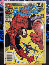 The Amazing Spider-Man #345 Newsstand Variant (Marvel Comics March 1991) VF+ picture