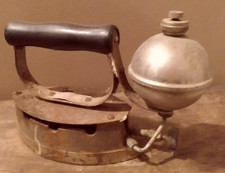 Vintage Gas Clothes Iron Lots of Age Patina picture