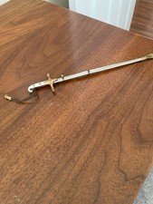 Vintage USMC US Marine Corps Officer Mameluke Sword Letter Opener with Scabbard picture