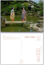 Continental Kyoto Maiko Stone Bridge Postcard picture