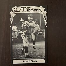 1973 TCMA Branch Rickey All Time Greats Postcard picture