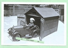 Found PHOTO of an Old Vintage 1930's Pedal Car with a Young Boy Driving picture