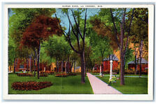 c1940's Burns Park La Crosse Wisconsin WI Vintage Unposted Postcard picture