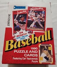 Empty 1990 Donruss Wax Pack Box picture